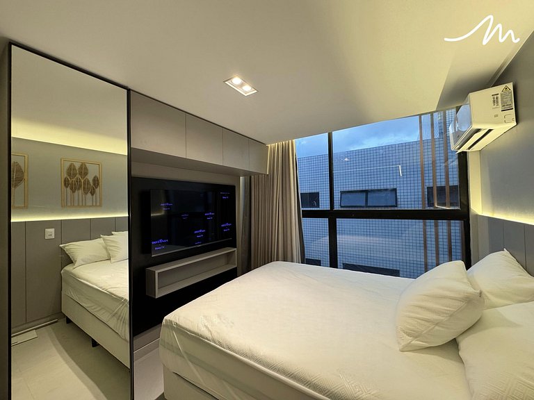 Flat aconchegante e moderno no Breeze.