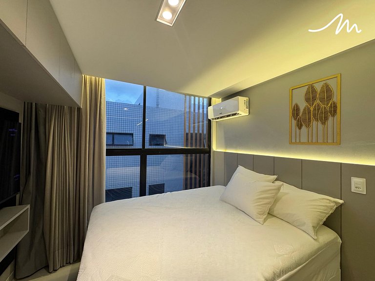 Flat aconchegante e moderno no Breeze.