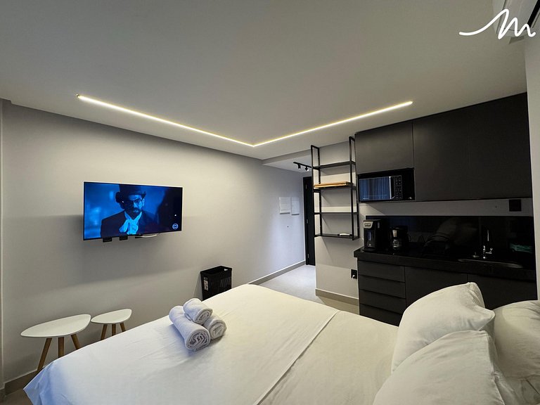 Flat no Way Tambaú p/ 3 Pessoas-Miramar