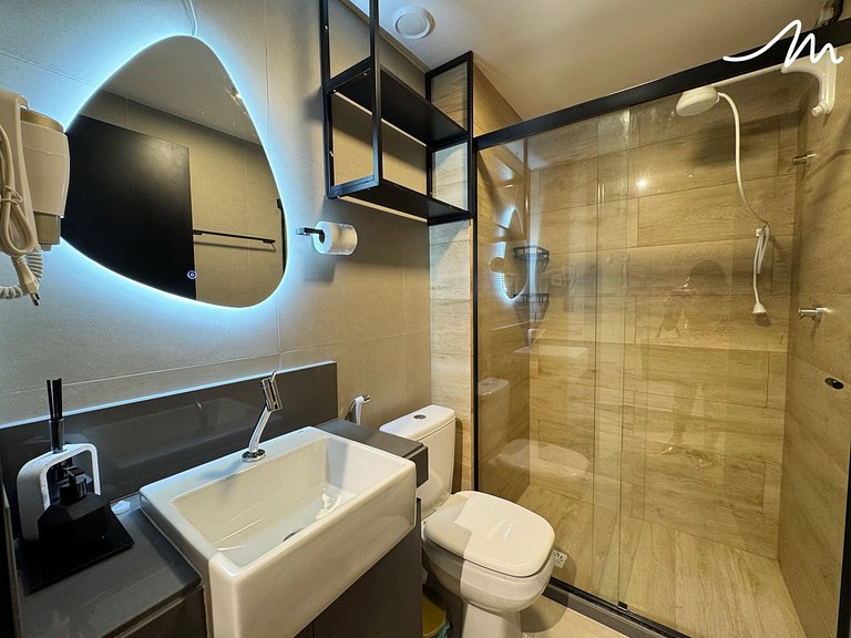 Flat no Way Tambaú p/ 3 Pessoas-Miramar