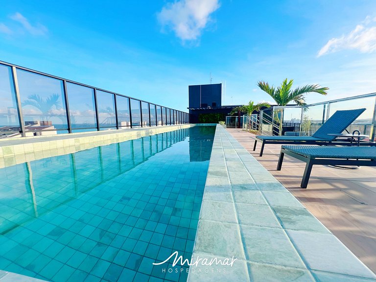 Flat p/4 pessoas-Cabedelo-Miramar Hospedagens