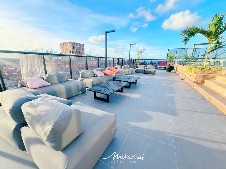 Flat p/4 pessoas-Cabedelo-Miramar Hospedagens