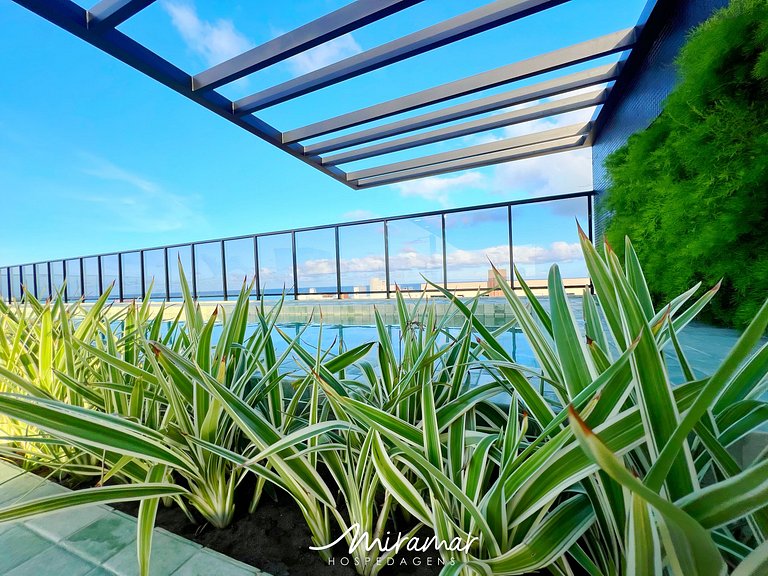 Flat p/4 pessoas-Cabedelo-Miramar Hospedagens