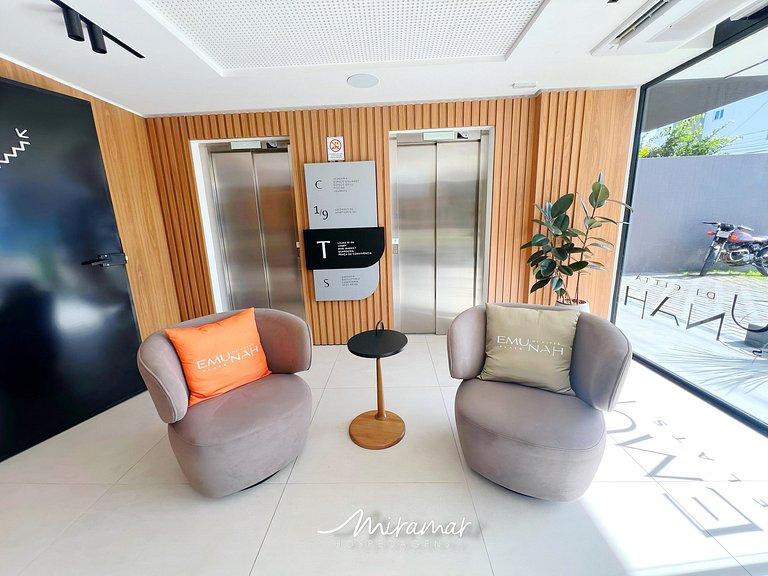 Flat p/4 pessoas super confortável -Cabedelo - MH