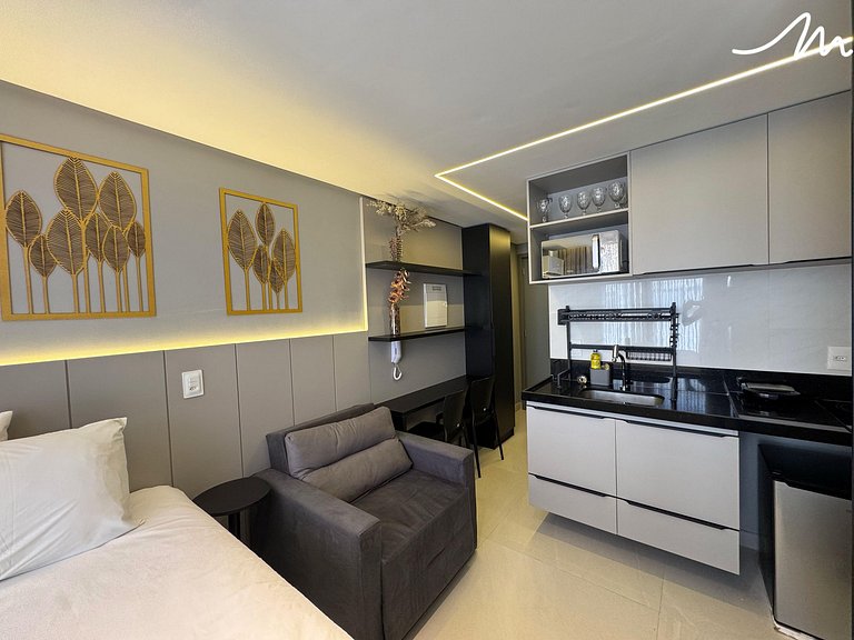 Flat aconchegante e moderno no Breeze.