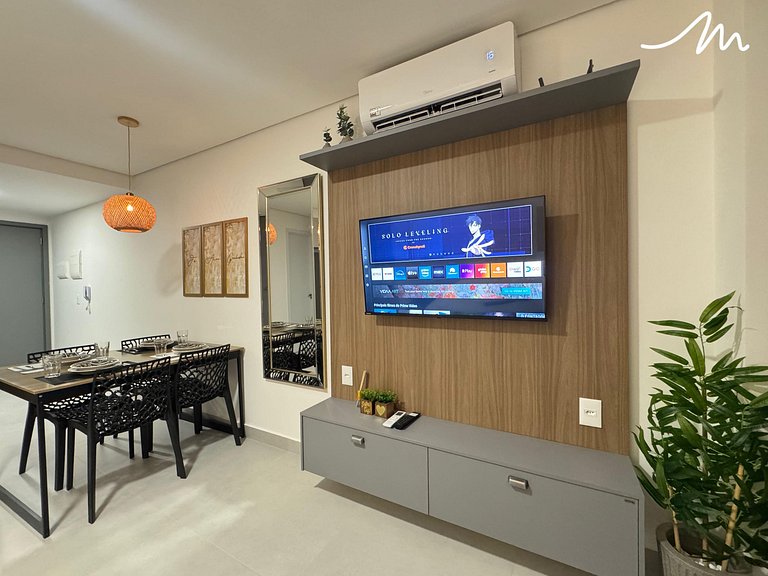 Charmoso Flat c/Varanda p/3 pessoas - Bessa