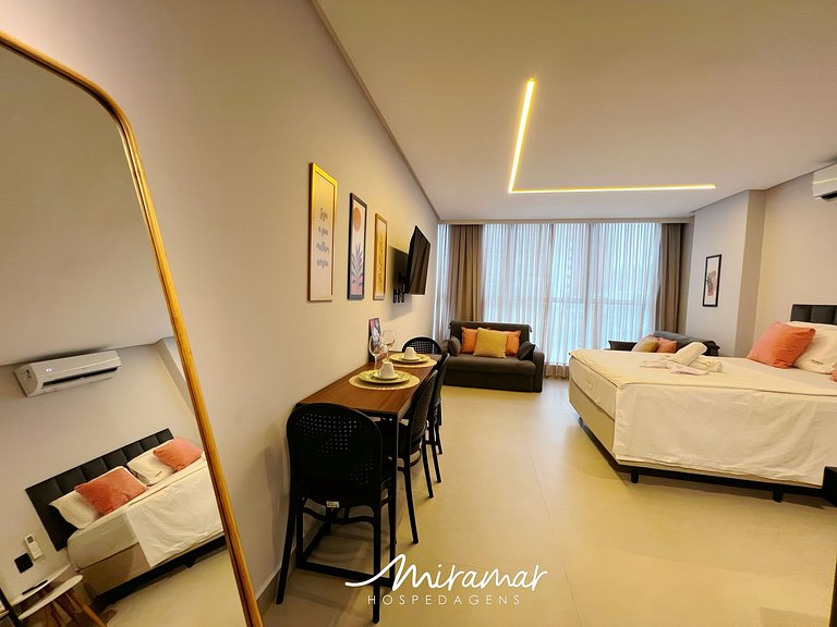 Confortável Flat no Way Tambaú p/ 4 Pessoas - MH