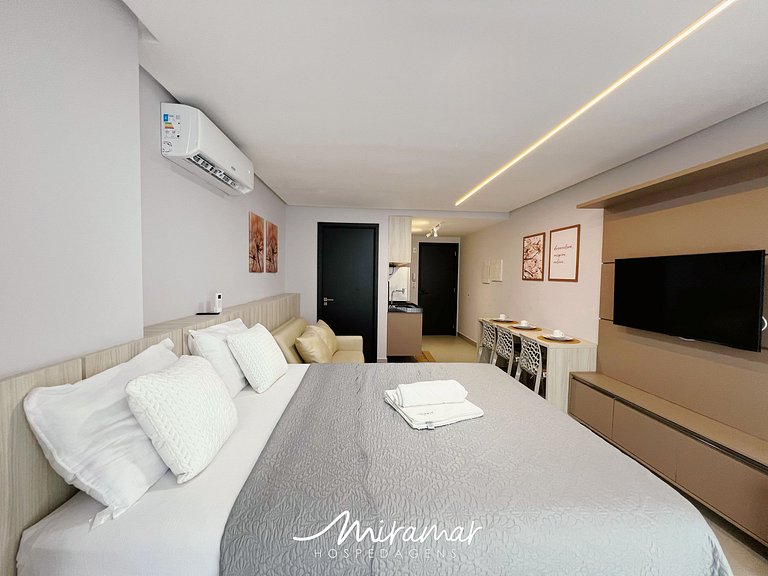 Flat no Way Tambaú p/ 3 pessoas