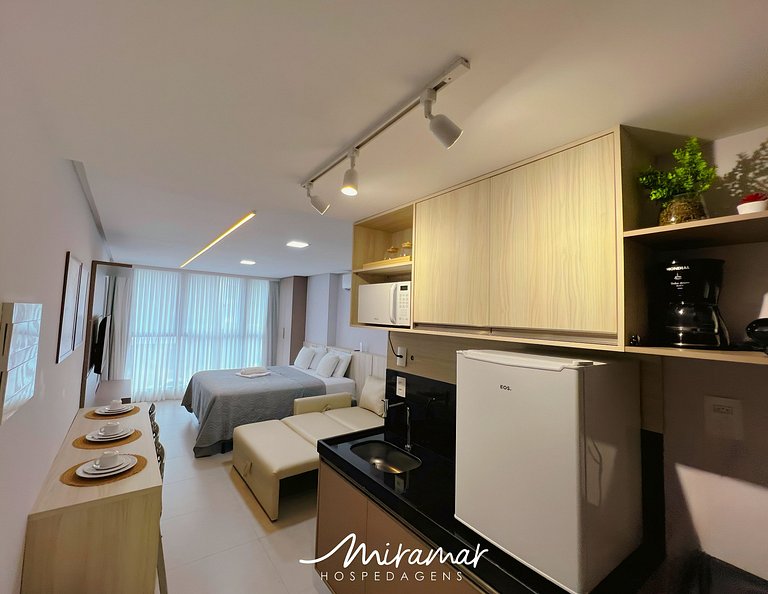 Flat no Way Tambaú p/ 3 pessoas