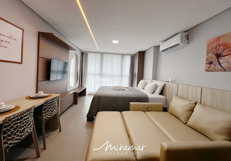 Flat no Way Tambaú p/ 3 pessoas