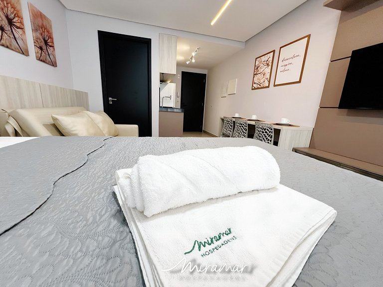 Flat no Way Tambaú p/ 3 pessoas