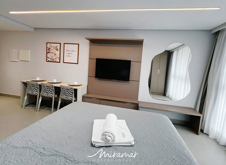 Flat no Way Tambaú p/ 3 pessoas