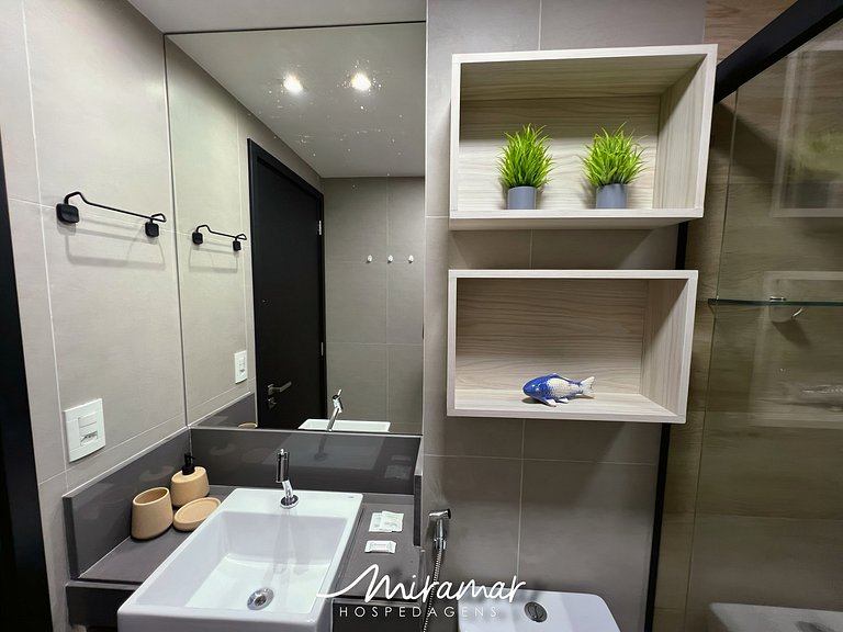 Flat no Way Tambaú p/ 3 pessoas