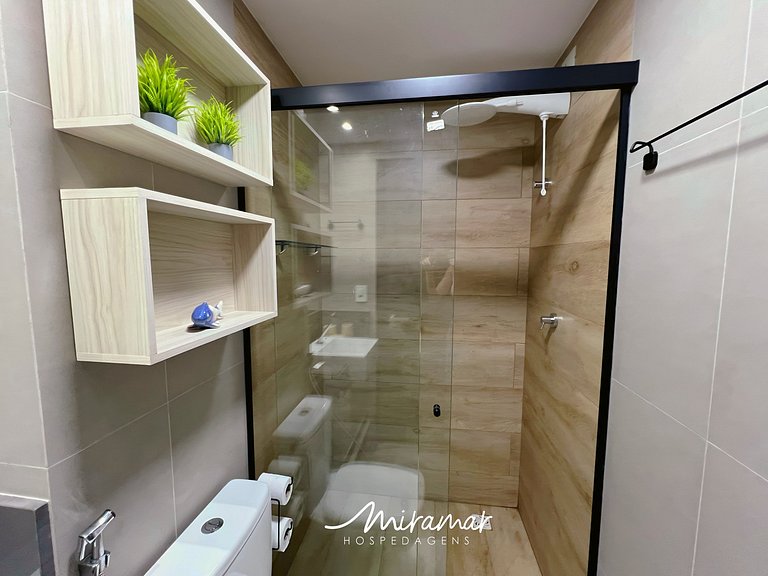 Flat no Way Tambaú p/ 3 pessoas