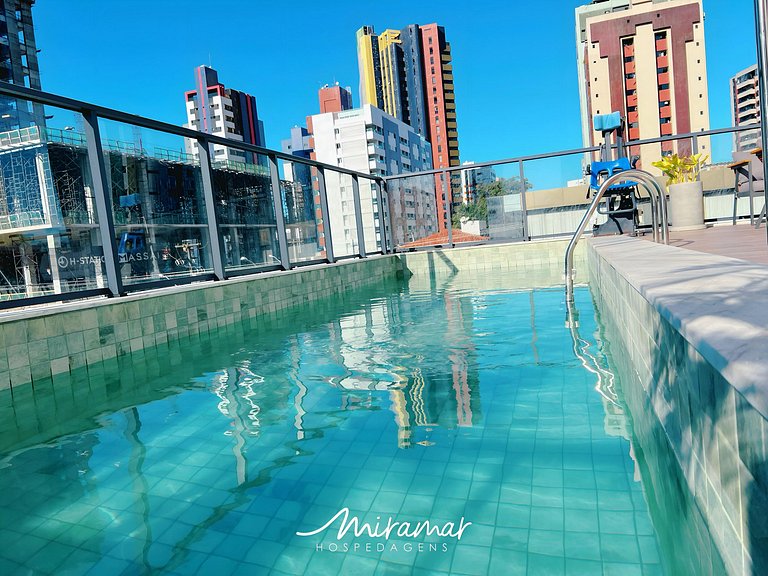 Flat Novo e Moderno em Manaíra - MH