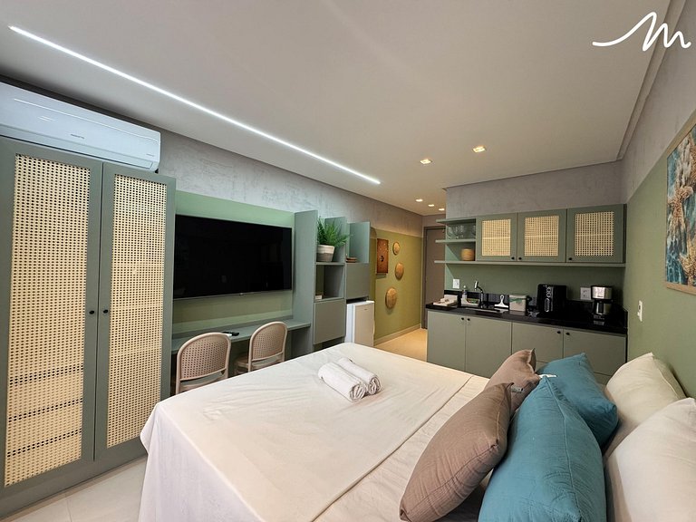 Flat Encantador no Breeze p/3 Pessoas
