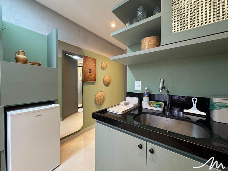 Flat Encantador no Breeze p/3 Pessoas
