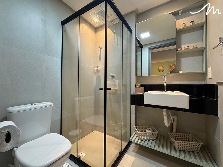 Flat Encantador no Breeze p/3 Pessoas