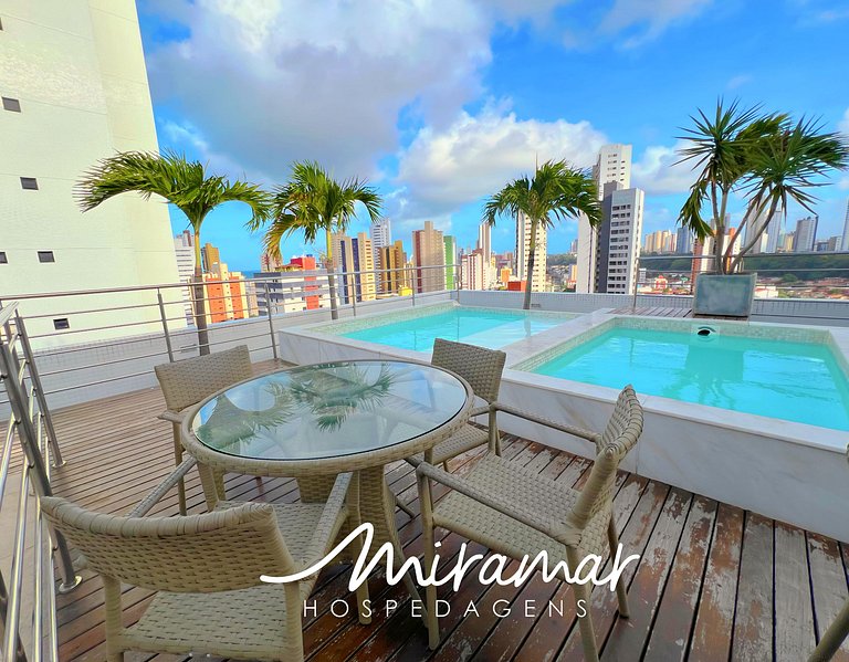 Lindo flat no Manaíra Apart Hotel
