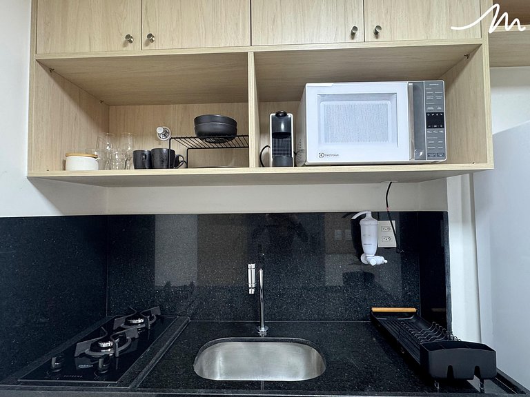 Charmoso Flat c/Varanda p/4pessoas - Bessa - MH