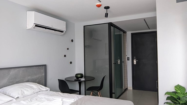 Flat Charmoso com Vista-Mar-Miramar