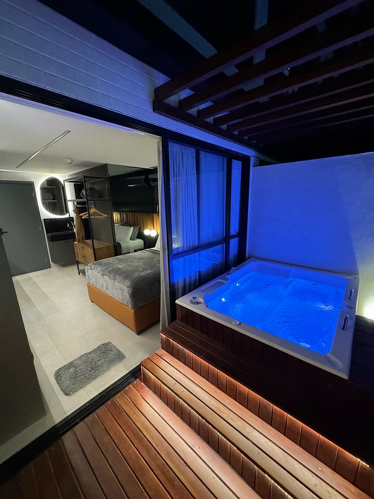 Flat a 50 Metros da praia no Get By Side