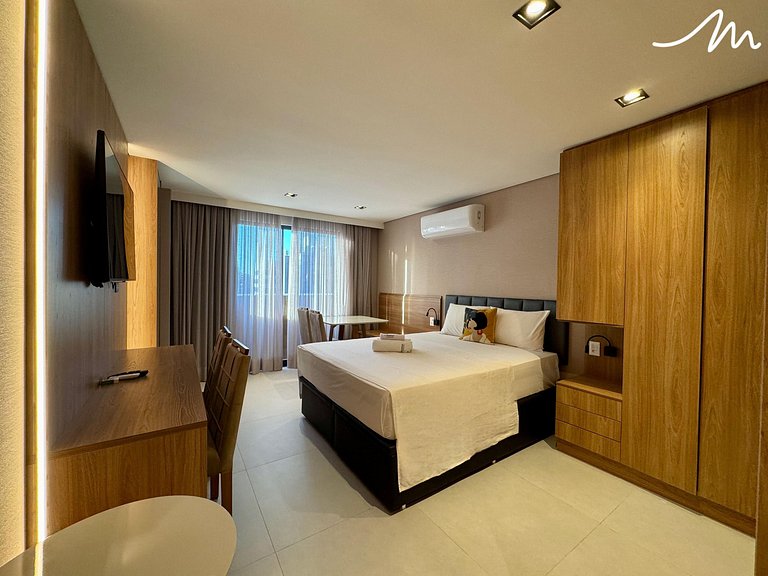 Maravilhoso Flat no Vert House Vista Piscina - MH