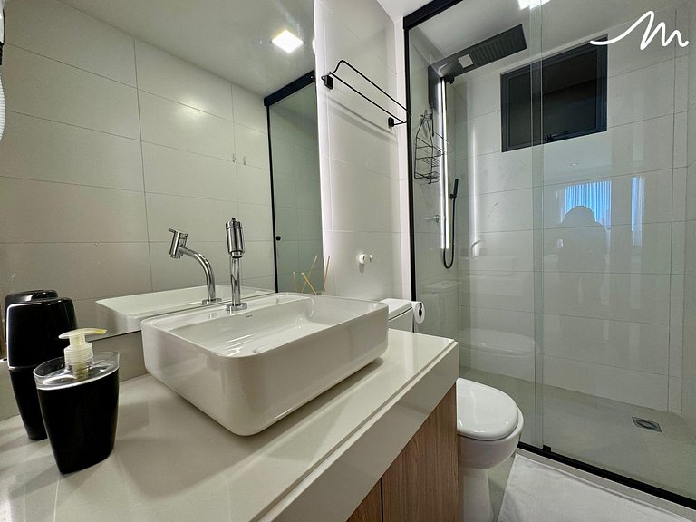 Maravilhoso Flat no Vert House Vista Piscina - MH