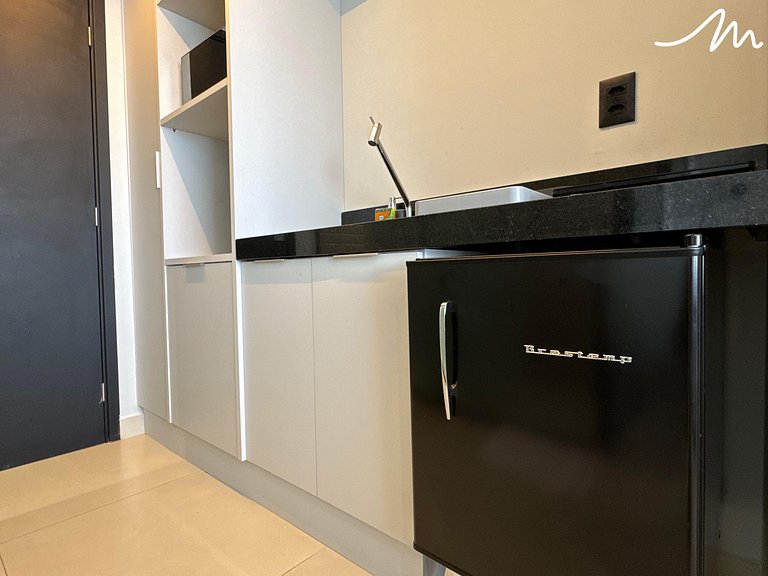 Flat Charmoso com Vista-Mar-Miramar
