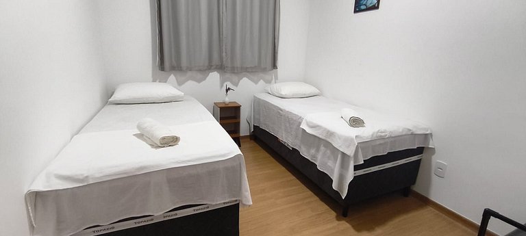Apto de 2 quartos p/ famílias em Cabedelo