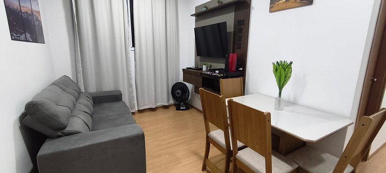 Apto de 2 quartos p/ famílias em Cabedelo