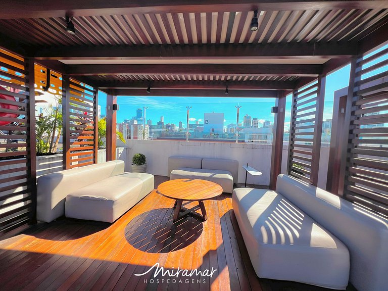 Conforto e incrível localização, Flat para 3 (MH)