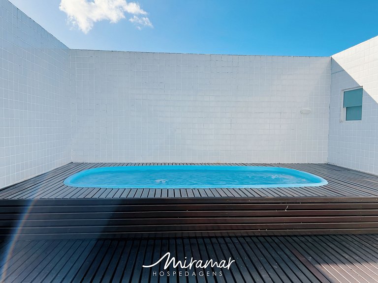 Ap. para Família c/ Piscina Privada-Cabo Branco