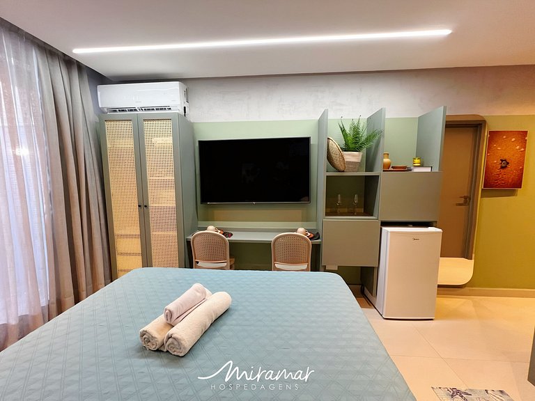 Flat Encantador no Breeze p/3 Pessoas
