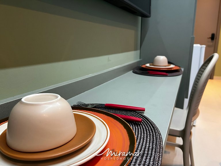 Flat Encantador no Breeze p/3 Pessoas