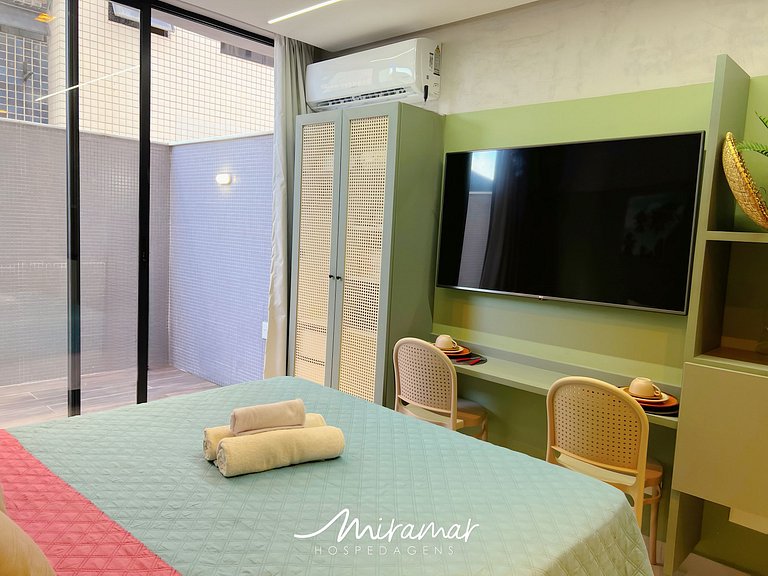 Flat Encantador no Breeze p/3 Pessoas