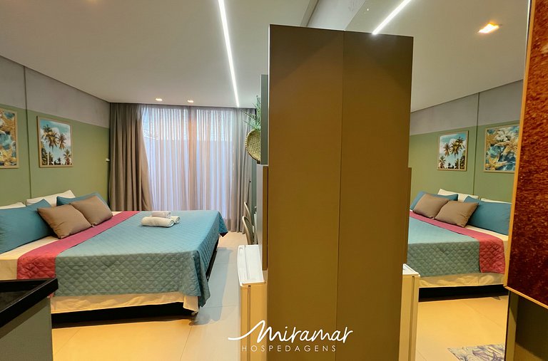 Flat Encantador no Breeze p/3 Pessoas