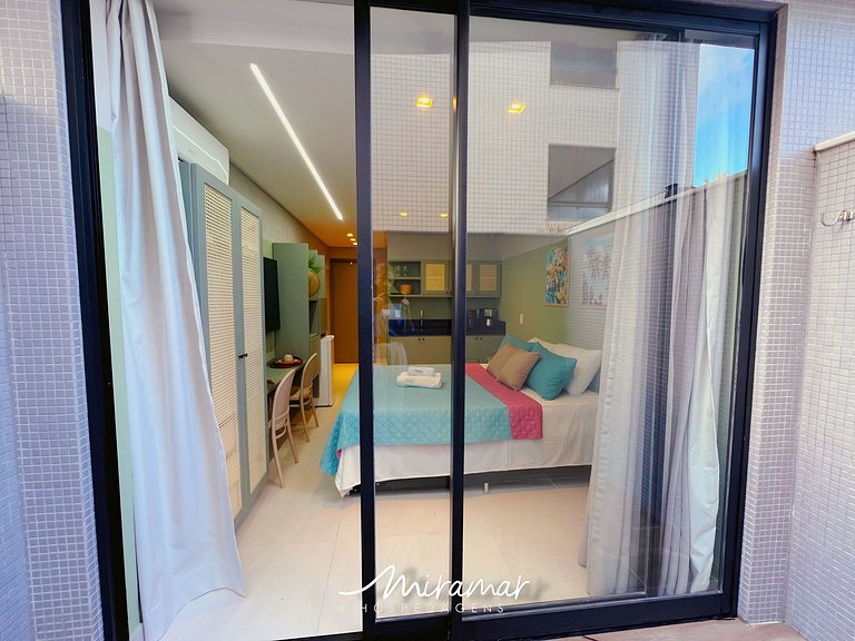 Flat Encantador no Breeze p/3 Pessoas