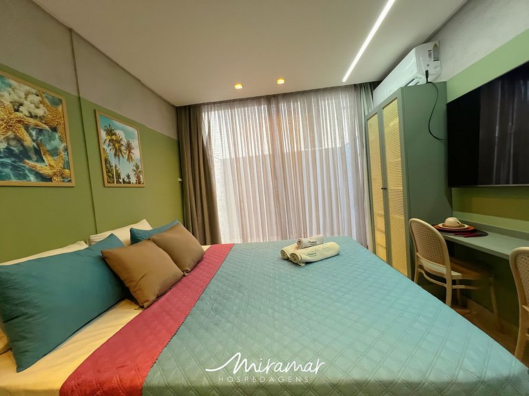 Flat Encantador no Breeze p/3 Pessoas