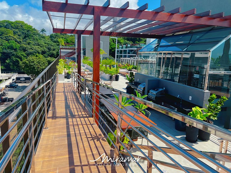 Flat Sofisticado p/ 3 em Cabo Branco-Miramar