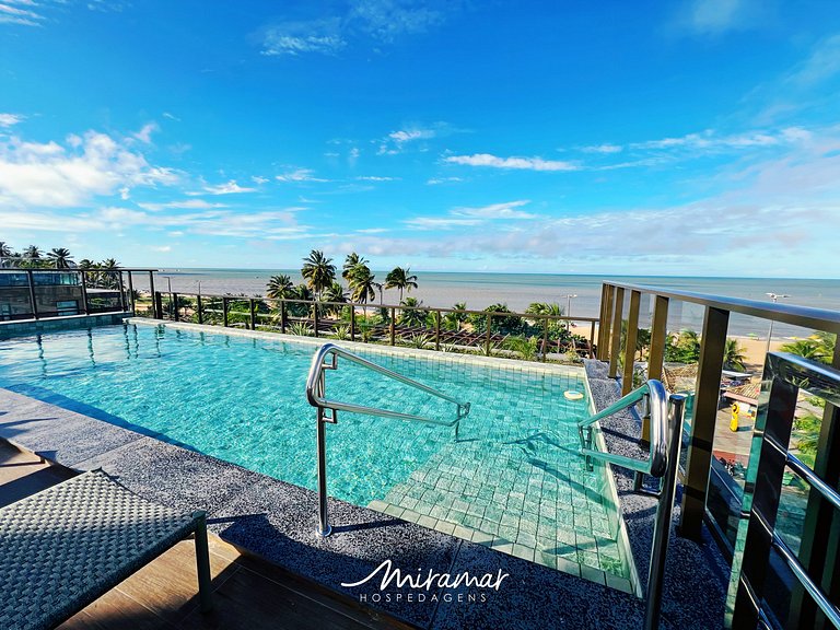 Flat Sofisticado p/ 3 em Cabo Branco-Miramar