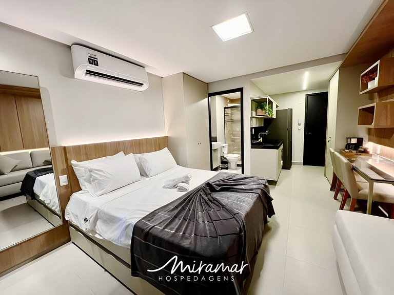 Charmoso Flat no Way Tambaú p/ 4 Pessoas - MH