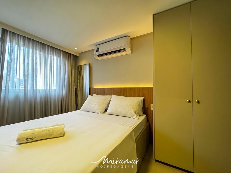 Charmoso Flat no Way Tambaú p/ 4 Pessoas - MH