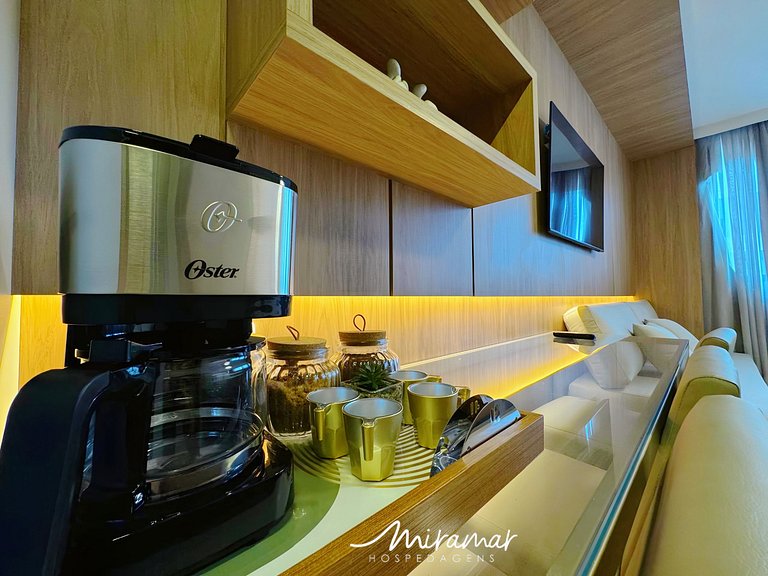 Charmoso Flat no Way Tambaú p/ 4 Pessoas - MH