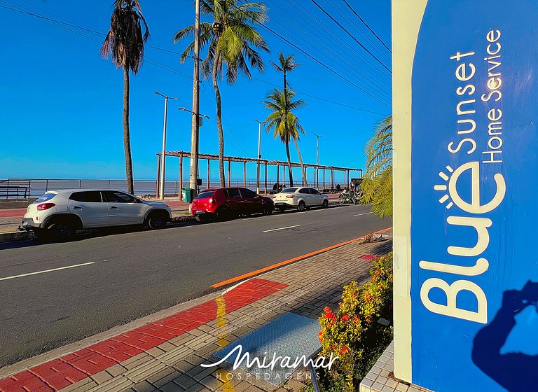 Ap c/ Varanda Frente-Mar em Cabo Branco-Miramar