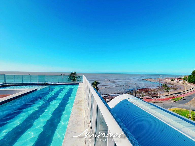 Ap c/ Varanda Frente-Mar em Cabo Branco-Miramar