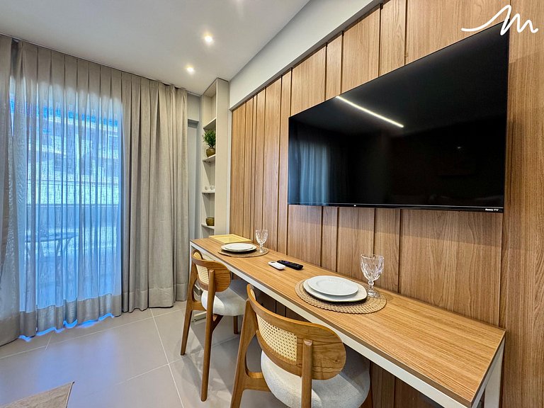 Funcional Flat no Beach Haus- Miramar Hospedagens
