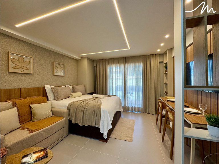 Funcional Flat no Beach Haus- Miramar Hospedagens
