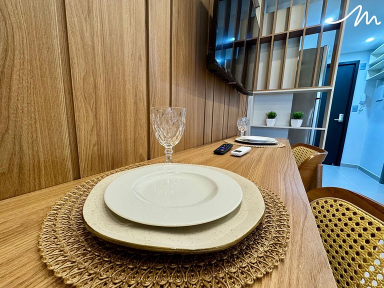 Funcional Flat no Beach Haus- Miramar Hospedagens