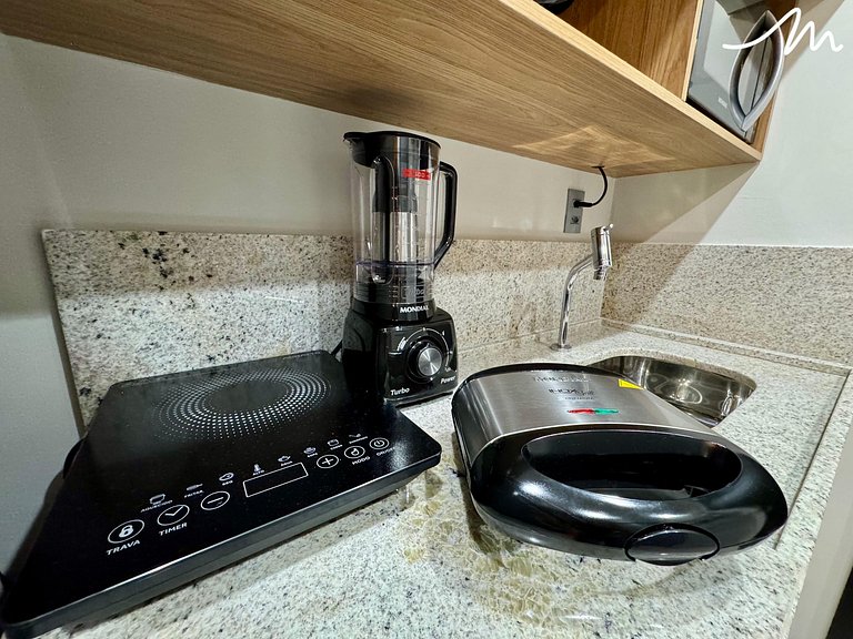 Funcional Flat no Beach Haus- Miramar Hospedagens